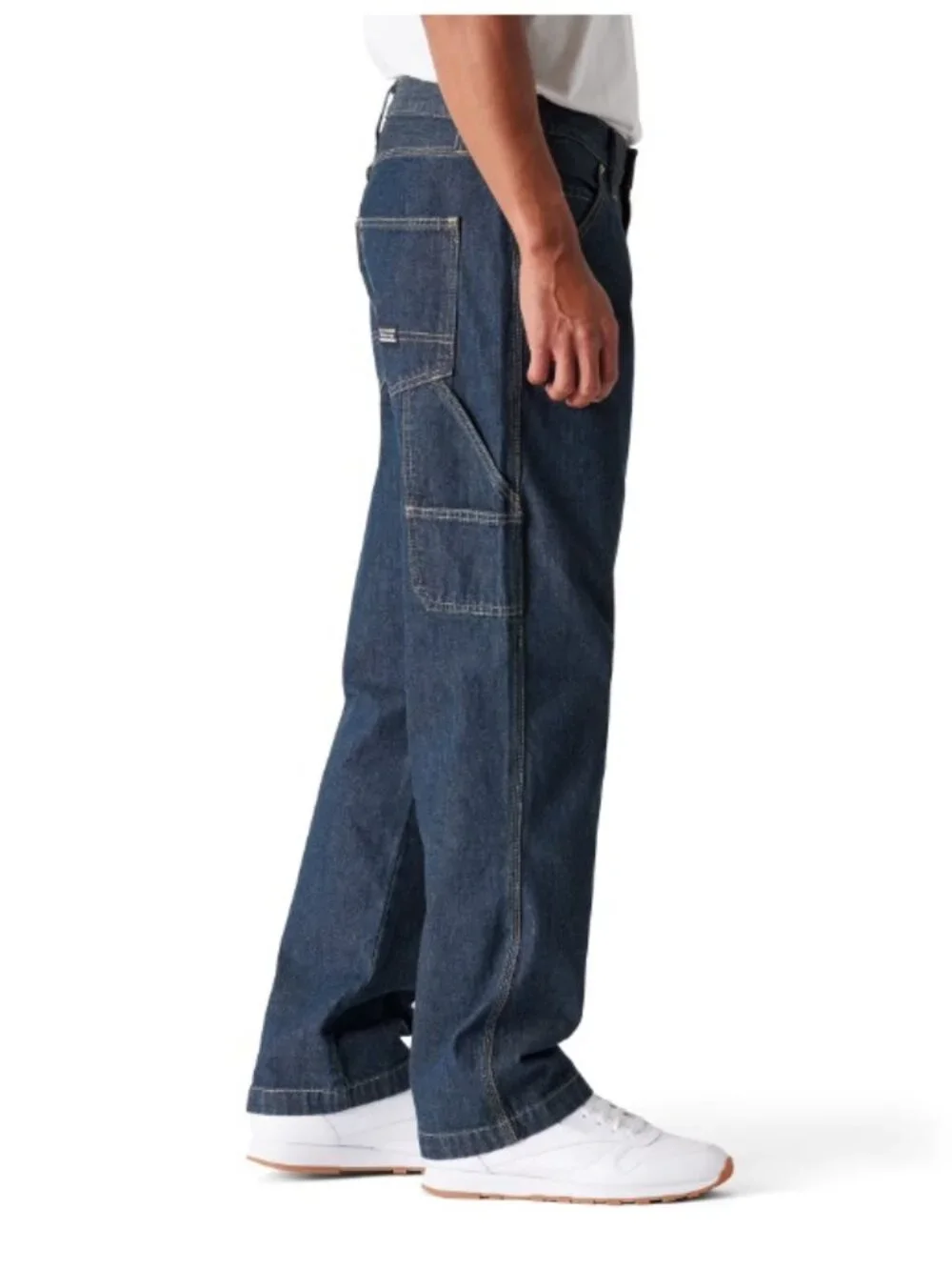 Levi Strauss Signature Workwear Mens Carpenter Jeans Blue Size 40 X 32